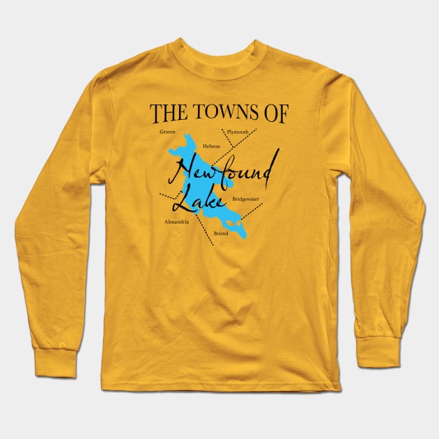 Towns of Newfound Lake Long Sleeve T-Shirt by Ski Classic NH